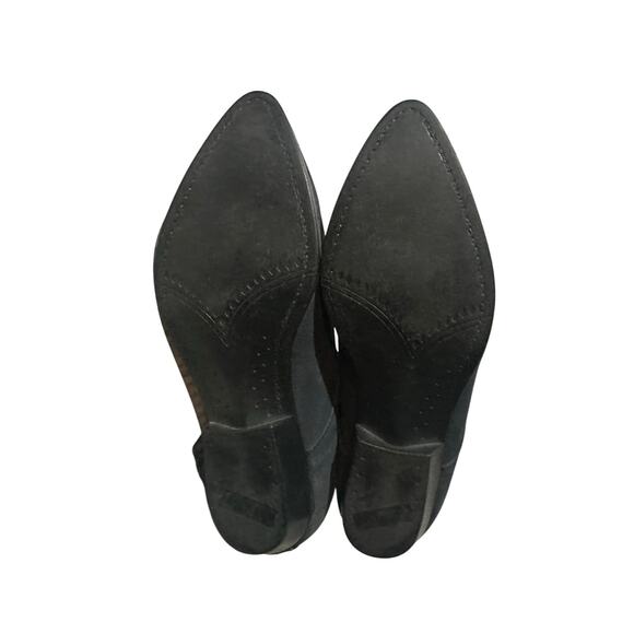 Brass Plum (BP) Women's Ankle Boots Western Print Size 7.5 M Gray Slip On - Picture 4 of 7